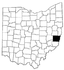 Belmont County map