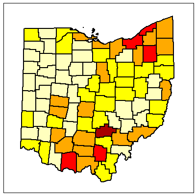 Ohio Moss Map